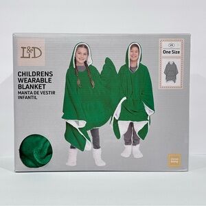 Green Children's Wearable Blanket